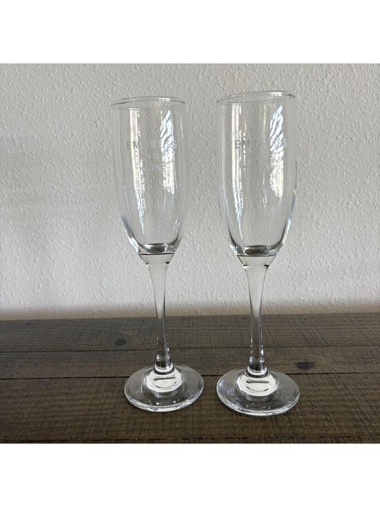Empress 1908 Other - Empress 1908 Gin Champagne Flute Glass Set of 2 Glasses Promotional